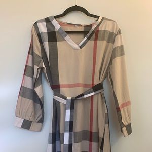 Burberry style dress ( Not Authentic)
